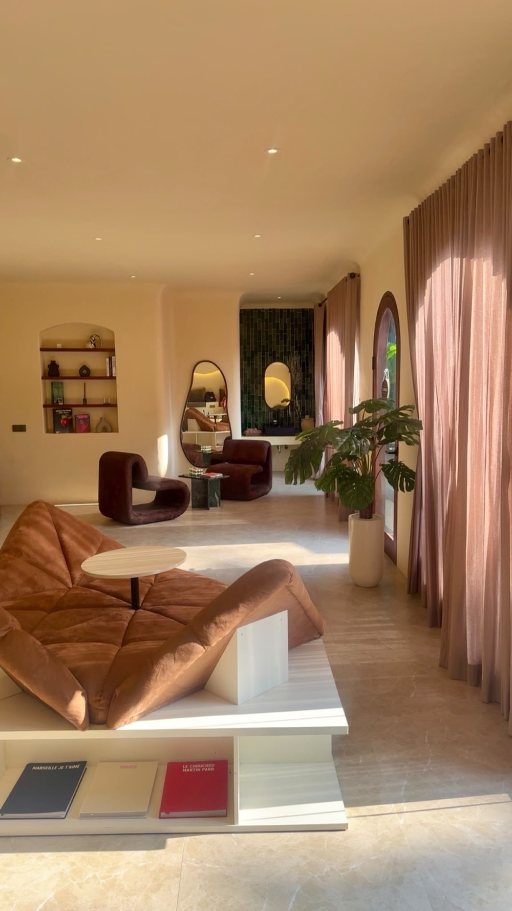 La Maison Française nail salon interior lounge — Pererenan, Bali