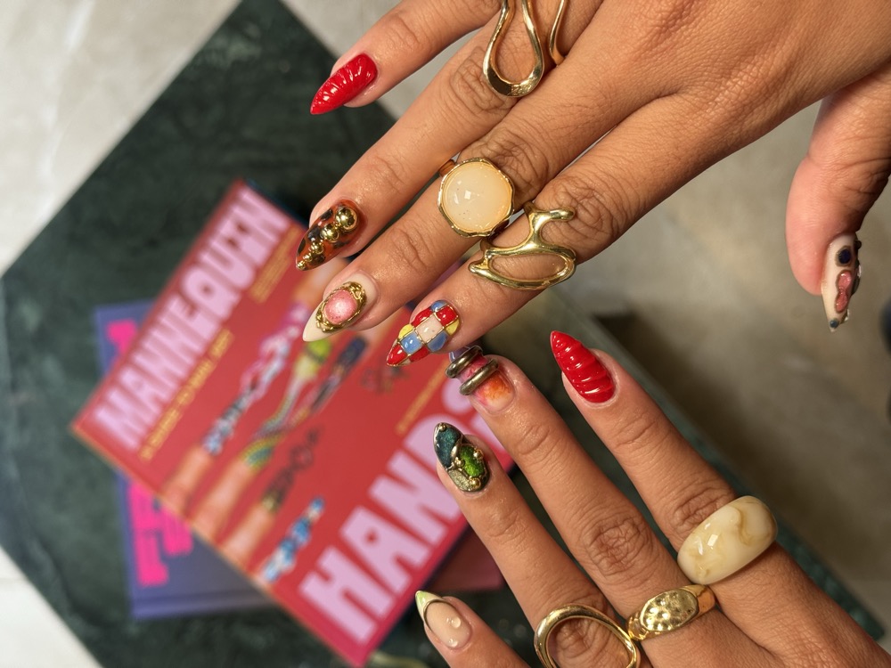 nail art colorful pererenan bali canggu