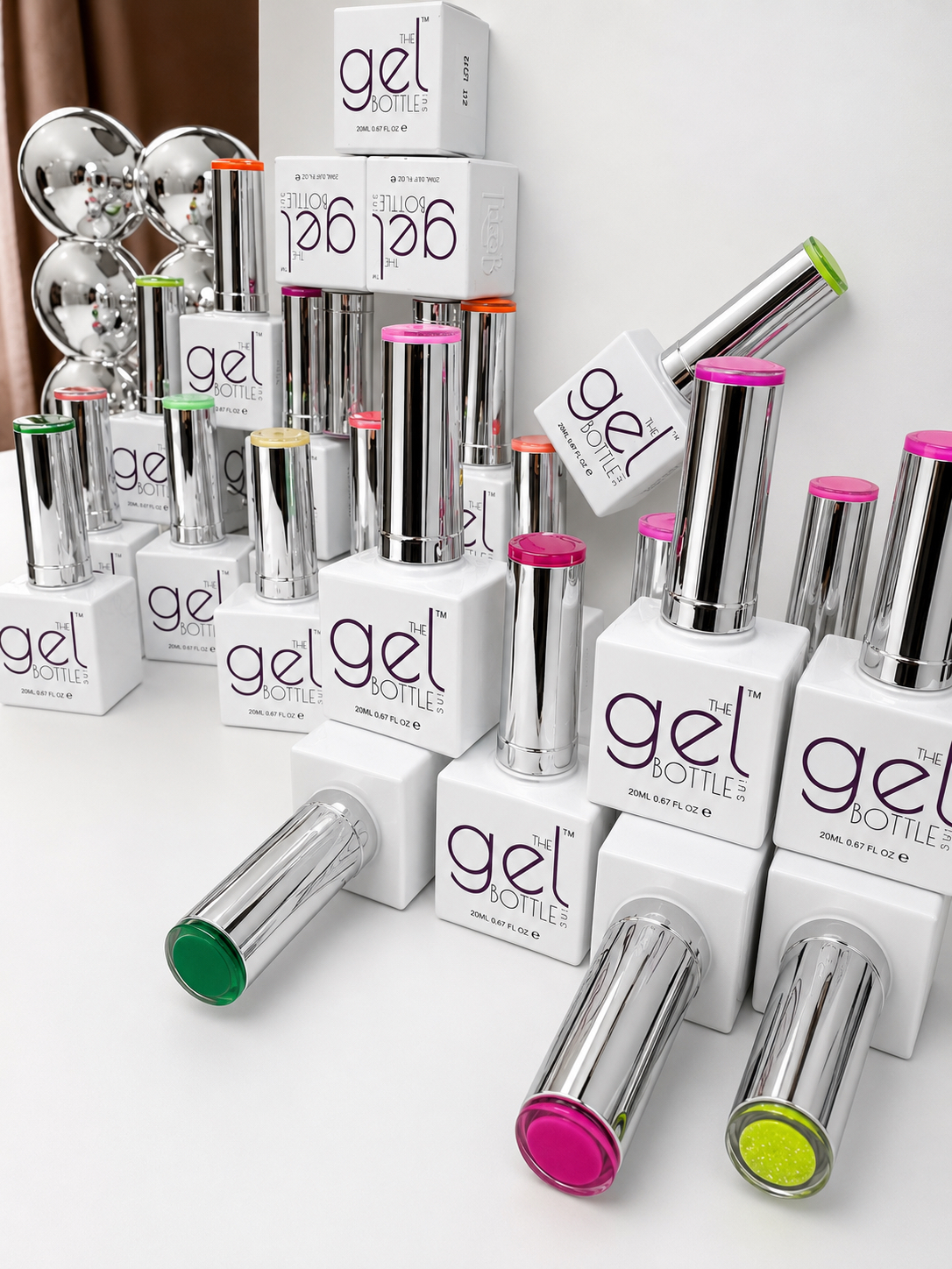 TheGelBottle professional gel products at La Maison Française nail salon Pererenan Bali